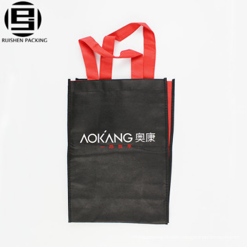 Wholesale promotional resealable non-woven nylon shoes bag with logo